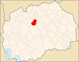 Община Зелениково на карте