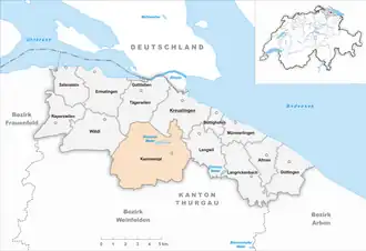 Кемменталь на карте