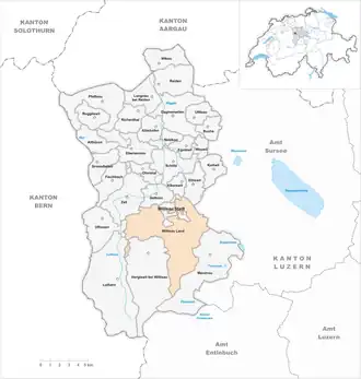 Виллизау-Ланд на карте