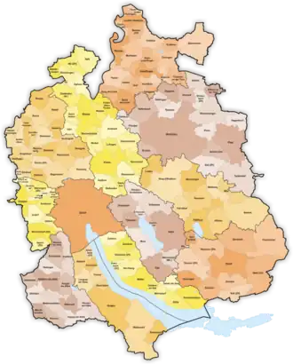 Цюрих на карте