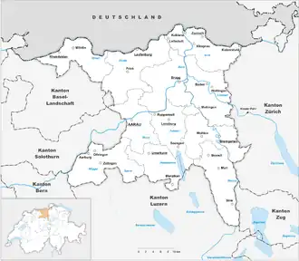 Оберэнтфельден на карте