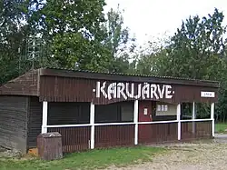 Информационный стол кемпинга в августе 2009 года