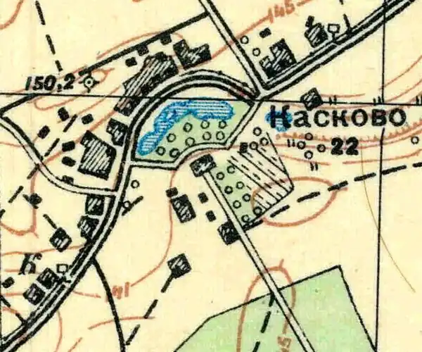 План деревни Каськово. 1931 год