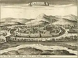 Замок Каса. 1683. Офорт