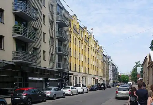 Вид от ул. Екабпилс