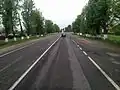 Автодорога, проходящая через село