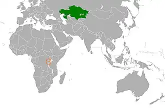 Казахстан и Руанда