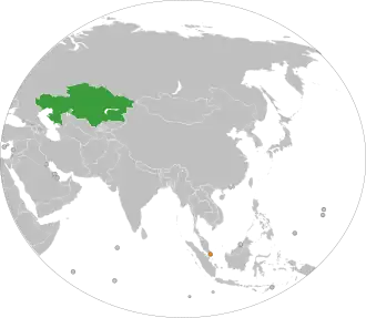 Казахстан и Сингапур
