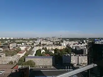 Вид на микрорайон из парковки универмага «Stockmann»