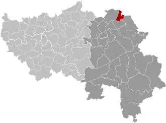 Расположение муниципалитета на карте провинции