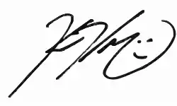 Изображение автографа