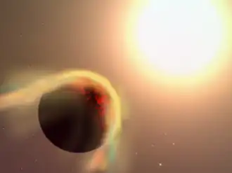 Экзопланета в представлении художника