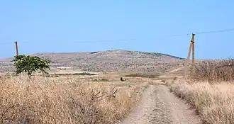 Гора Хрони на горизонте