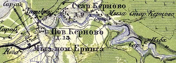 План деревень Керново. 1860 год