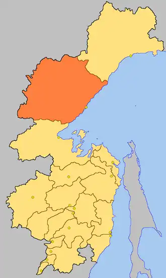 Аяно-Майский район на карте