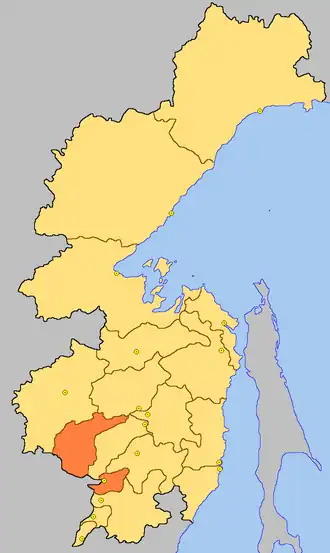 Хабаровский район на карте