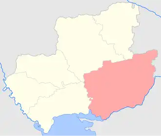 Херсонский уезд на карте