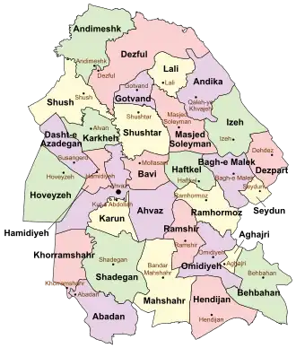 Лали на карте