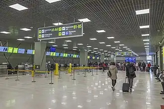 Главный зал в новом терминале