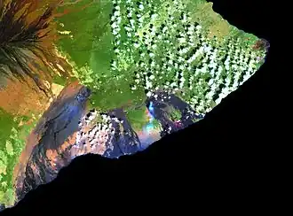 Вулкан из космоса