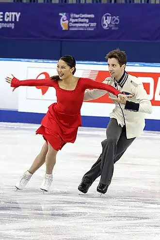 Кимберли Хью-Лоу и Тимоти Маккернанна чемпионате четырёх континентов (2017)