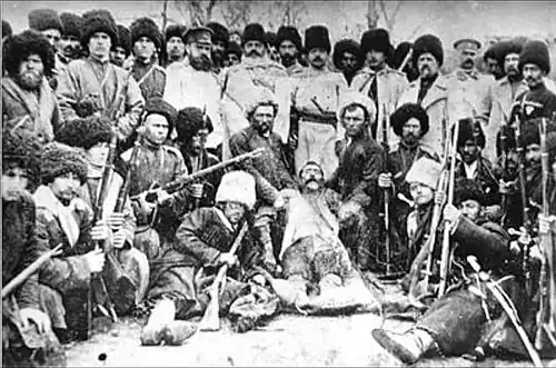 Убитый Кири Буба в Дербенте (Дагестан). 1913 год.[источник не указан 245 дней]