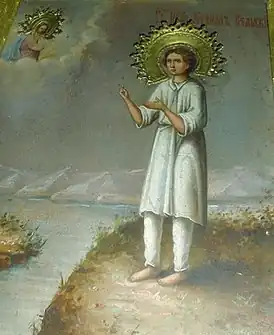 Икона из церкви Успения Богородицы в Вельске. Начало XX века