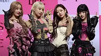 Kiss of Life в 2024 году
Слева направо: Бэлль, Нэтти, Джули и Ханыль