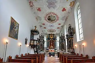 Интерьер монастырской церкви Св. Михаила