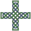 Базовая форма кельтского плетёного креста