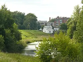 Кордегардия у Петербургской заставы и вал Окольного города
