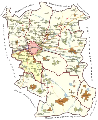 Хидринский сельсовет на карте