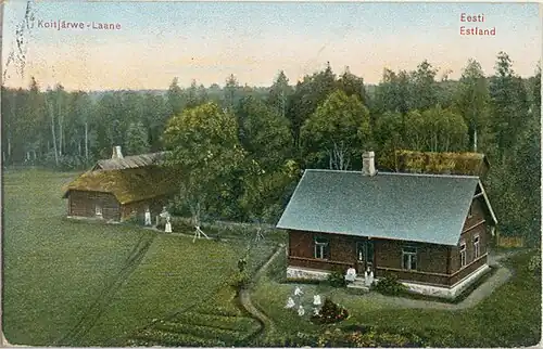 Койтъярве, хутор Лаане (открытка, 1900-1917 гг.,издатель Якоб Плоомпуу)