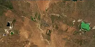 Коктас, вид из космоса (спутник Sentinel-2)