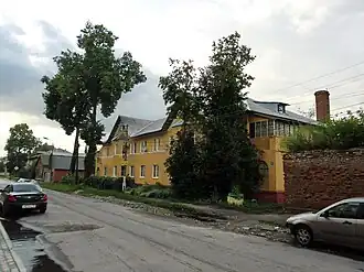 улица Левшина недалеко от пересечения с улицей Козлова