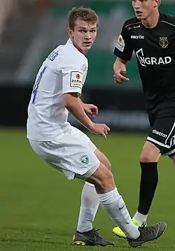 Ковалёв в составе «Авангарда» в 2019 г.