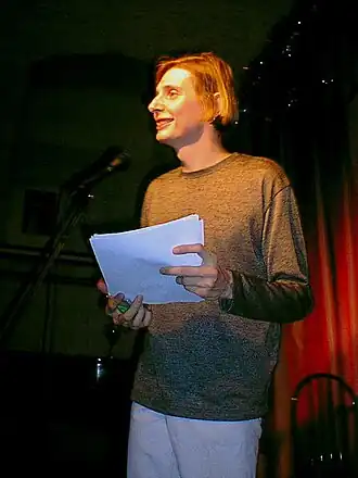 Константин Рубахин на своем выступлении в Москве, 18 января 2003 г.