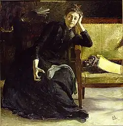 Портрет Евы Бонниер (1889). Национальный музей Швеции.