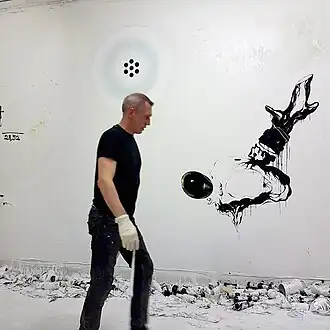 Рабочий процесс в мастерской в Берлине, 2017