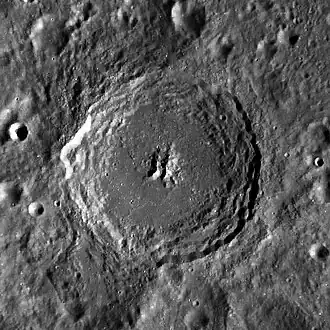 Снимок зонда Lunar Reconnaissance Orbiter.