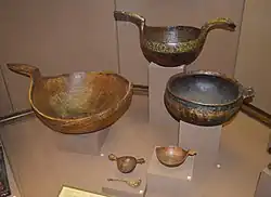 Деревянные ковши: скобкари, ендова. XVII век