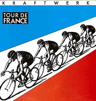 Обложка сингла Kraftwerk «Tour de France» (1983)