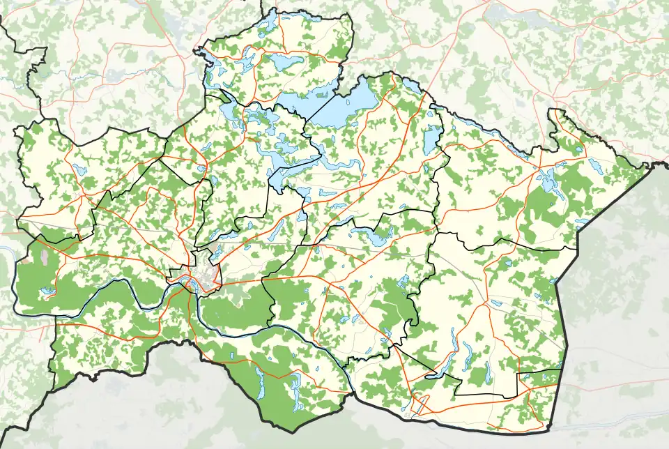 Калниеши на карте