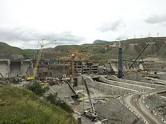 Строительство Красногорских МГЭС, июнь 2022