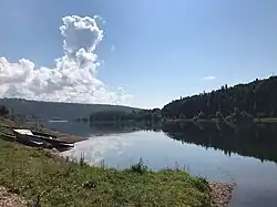 Река Уфа в посёлке Красный Ключ