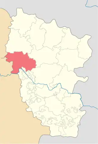 Кременской район на карте