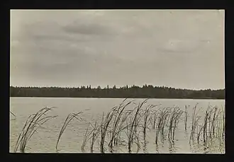 Озеро Кромань. Фотография 1923 года.