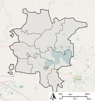 Крутинский район на карте