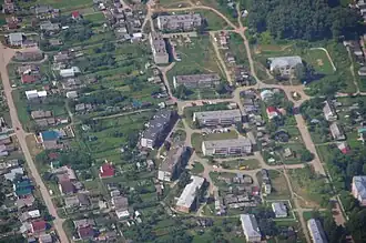 Вид на село с вертолёта (2013)