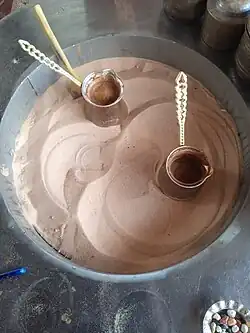 Приготовление на песке